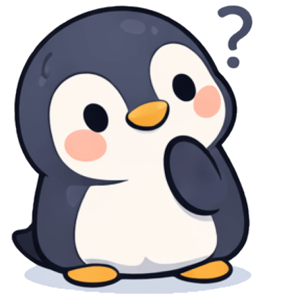 Anchorly penguin wondering if the user is still on task